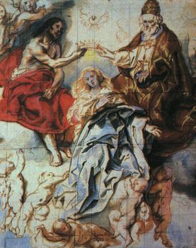 Jacob Jordaens : The Coronation of The Virgin by the Holy Trinity
